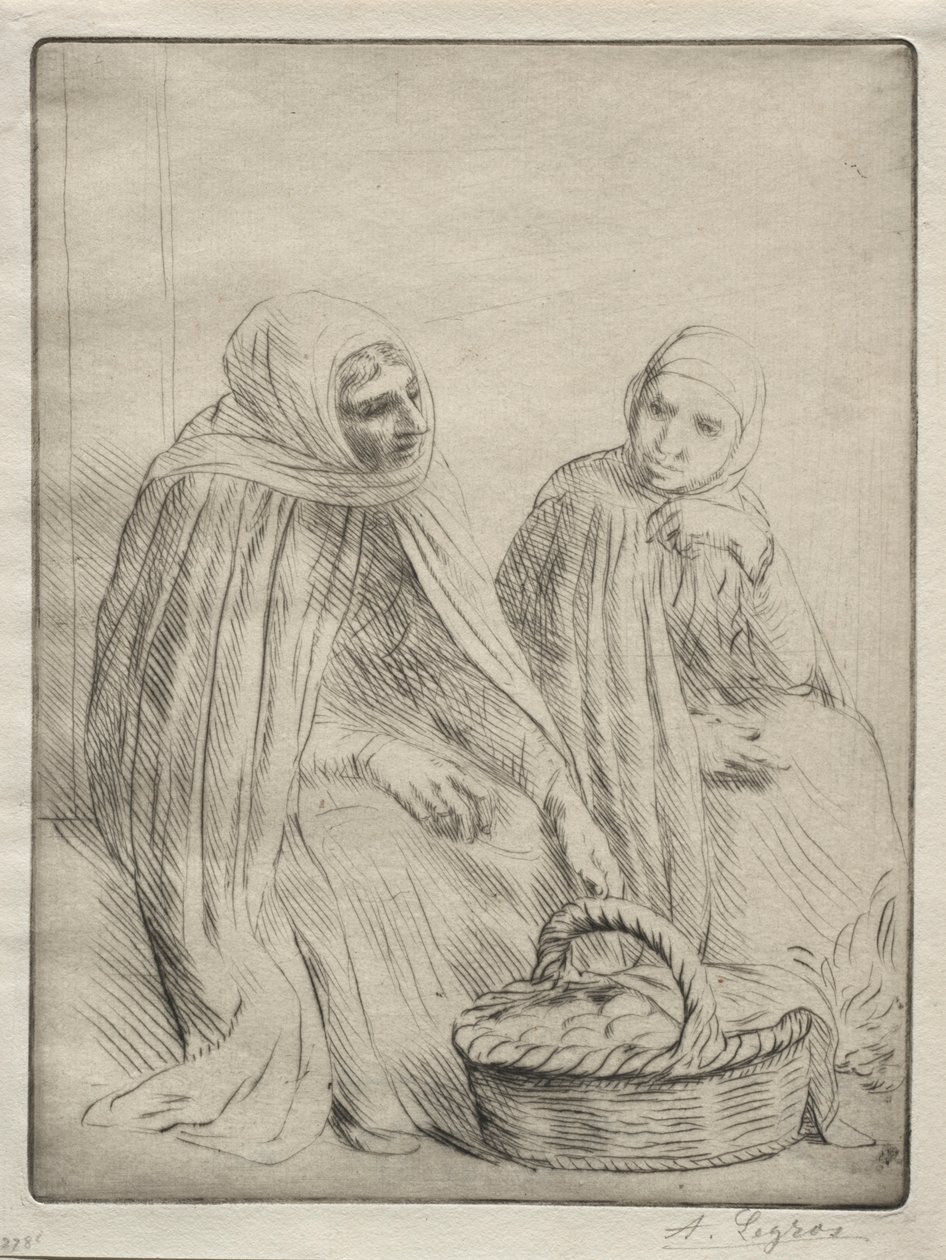 Æggehandlerne 1. plade. af Alphonse Legros