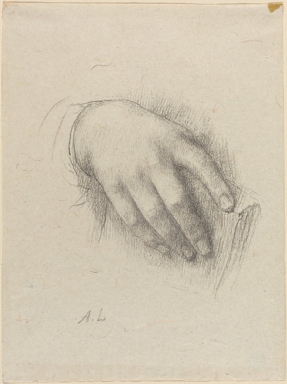 Kunstnerens Datters Hånd af Alphonse Legros
