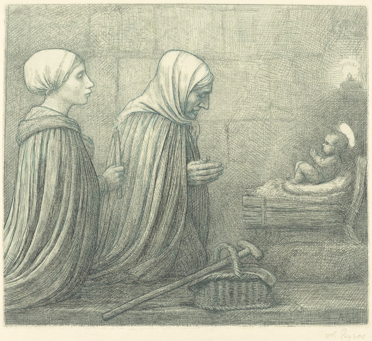 Mangen af Alphonse Legros