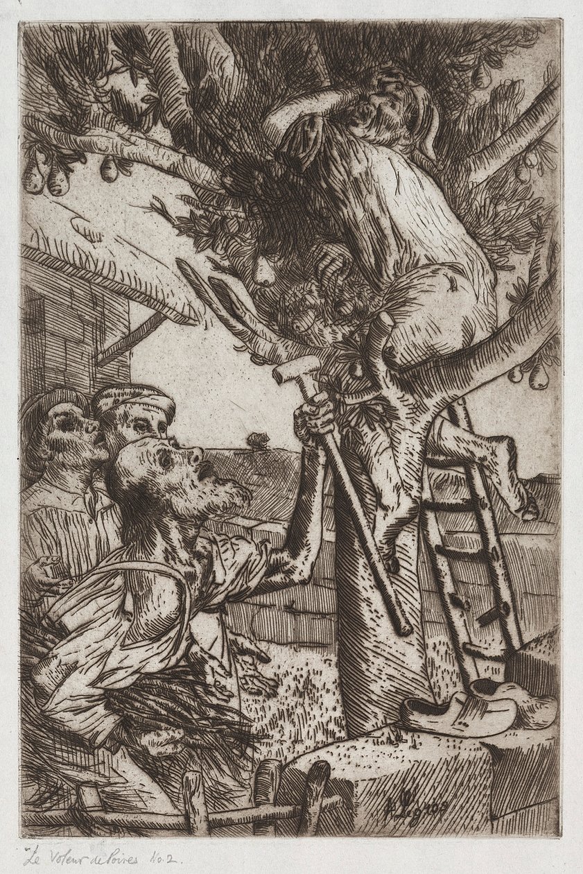 Pæretyven, nr. 1 af Alphonse Legros