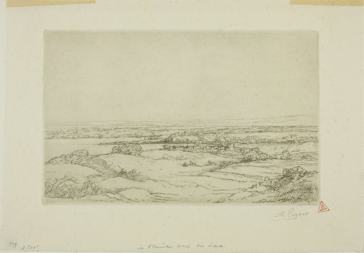 Sletten nær søen af Alphonse Legros