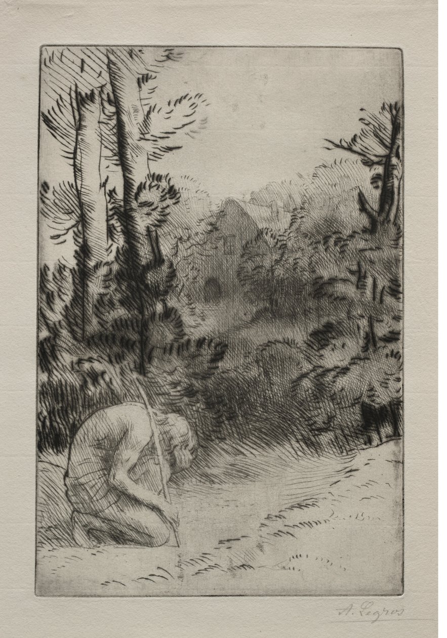 Den fortabte søn (2. plade) af Alphonse Legros