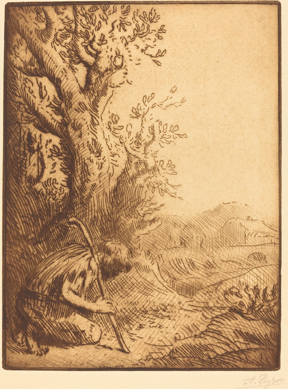 Den fortabte søn, 4. plade Den fortabte søn. af Alphonse Legros