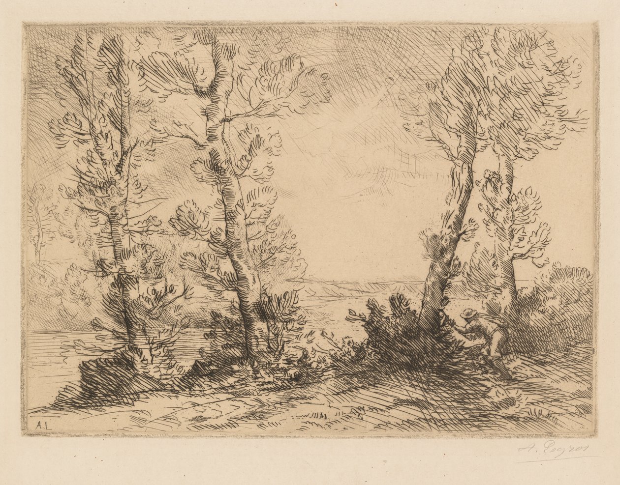 Laksefiskeren af Alphonse Legros