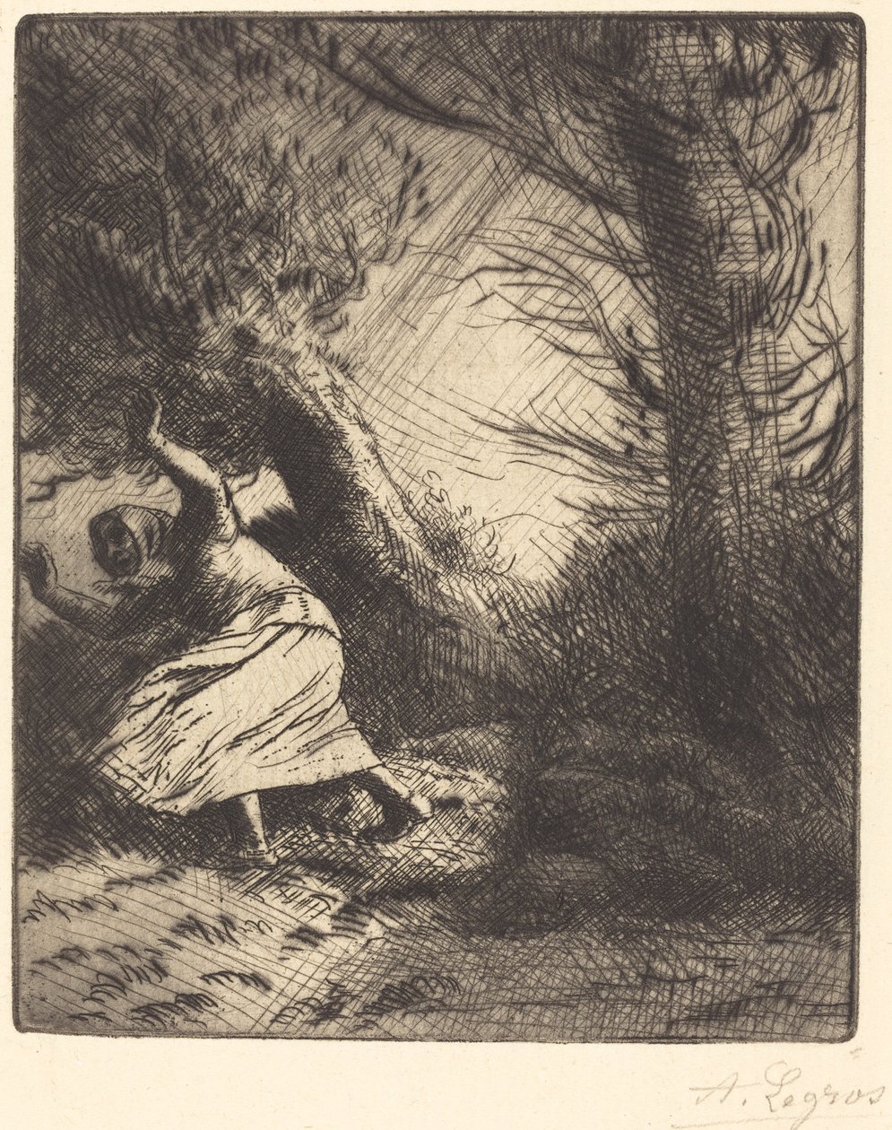 Torden En torden. af Alphonse Legros
