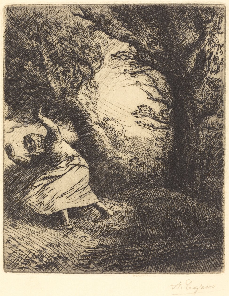 Torden En torden. af Alphonse Legros