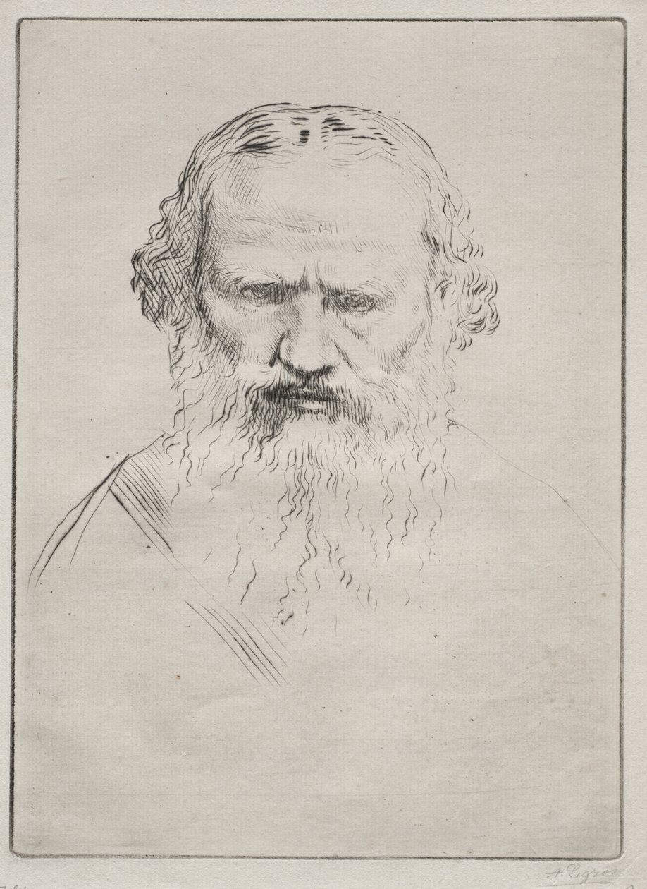 Tolstoj af Alphonse Legros