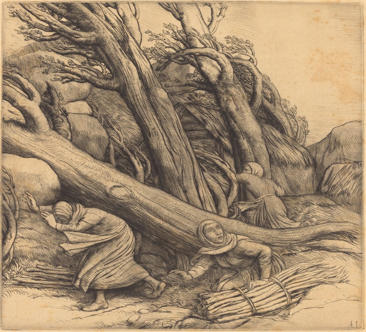 Tornado (Le typhon) af Alphonse Legros
