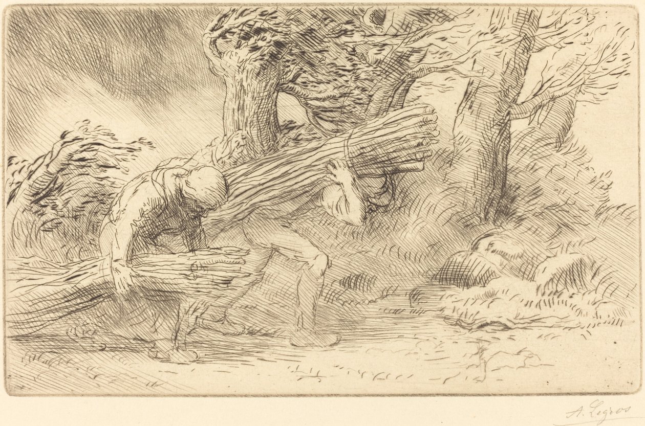 Kvistsamlere Les fagottiers. af Alphonse Legros