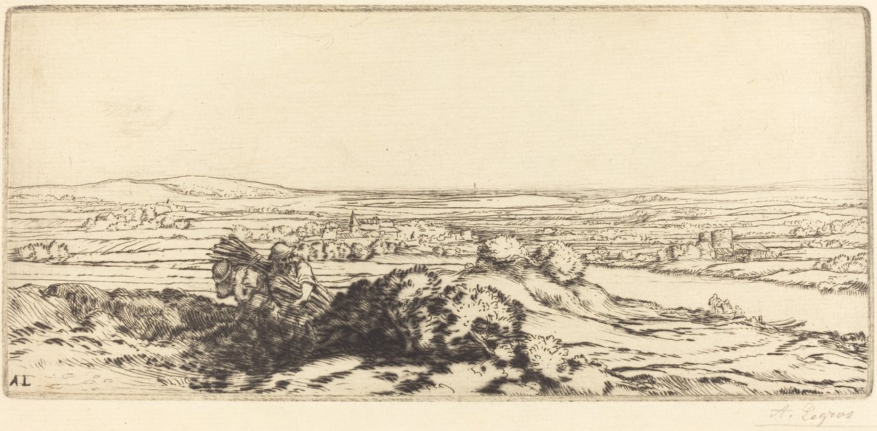 Valley of Dunes (Klitternes Dal) af Alphonse Legros