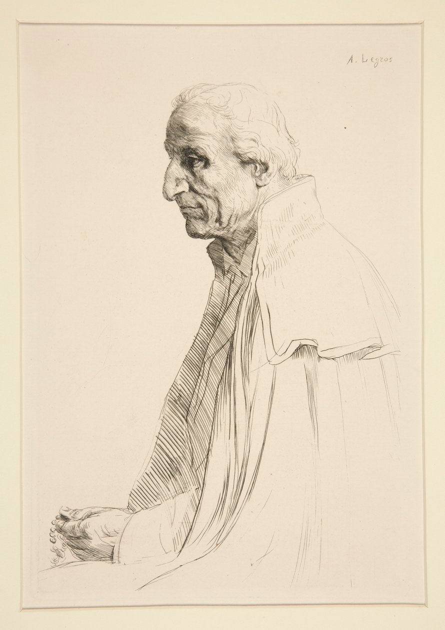 Gammel spansk (gammel spanier) af Alphonse Legros