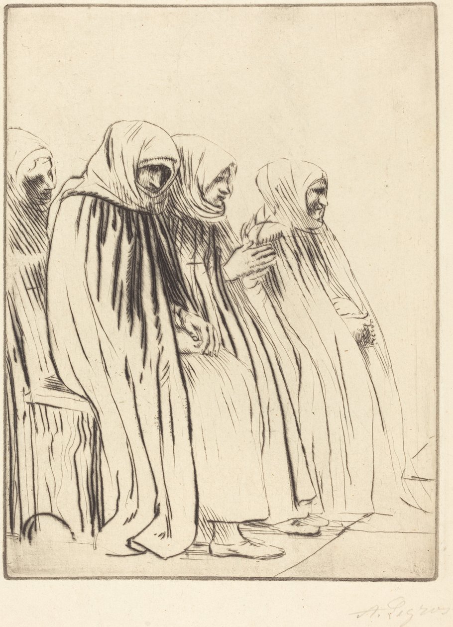 Kvinder i Bruxelles af Alphonse Legros