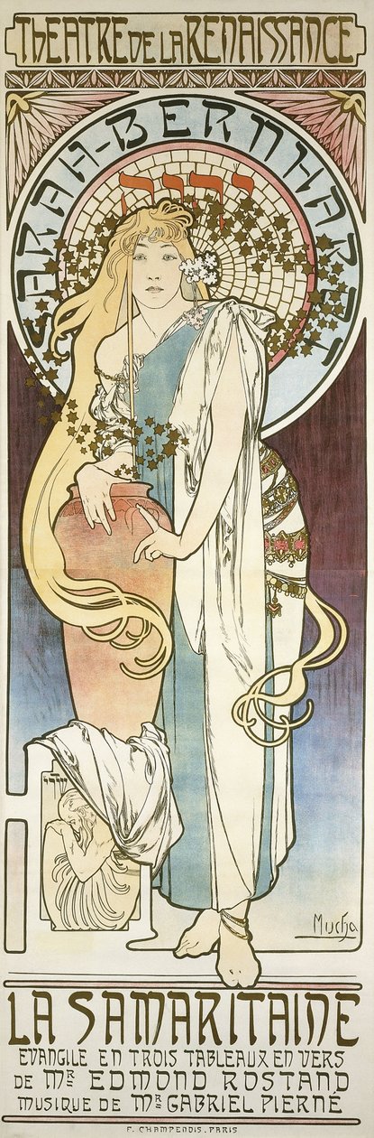 Samaritaneren, 1897 af Alphonse Mucha
