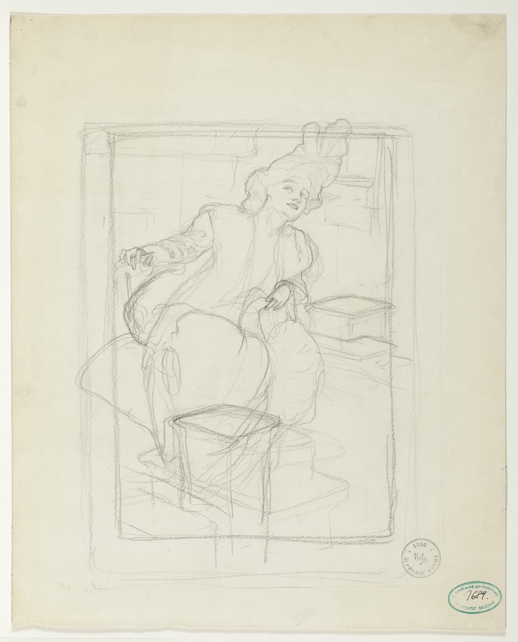 Sarah Bernhardt af Alphonse Marie Mucha