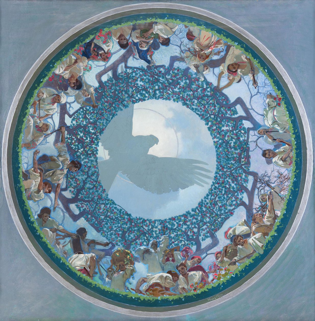 Den slaviske enhed af Alphonse Marie Mucha