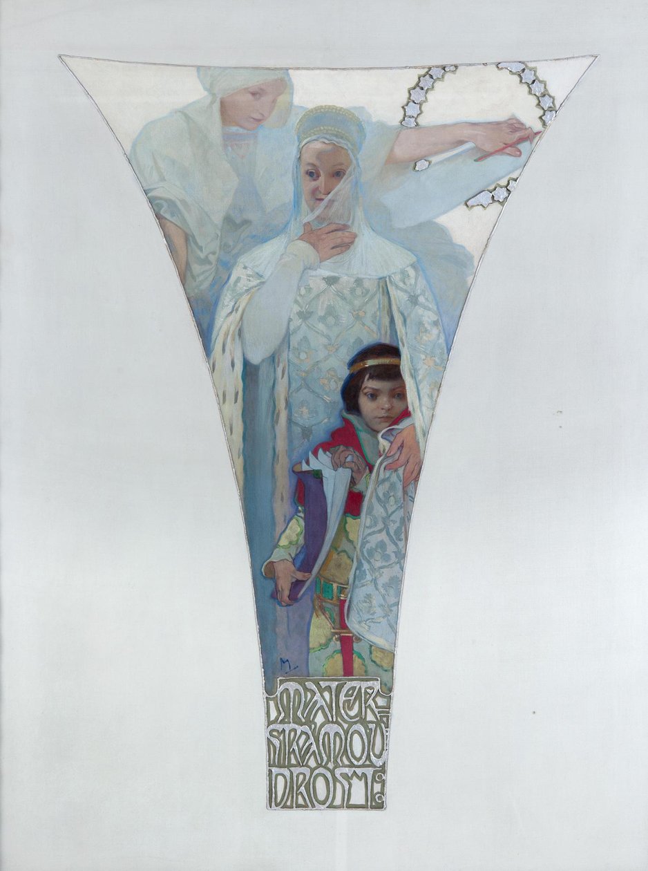 0, 1911 af Alphonse Mucha
