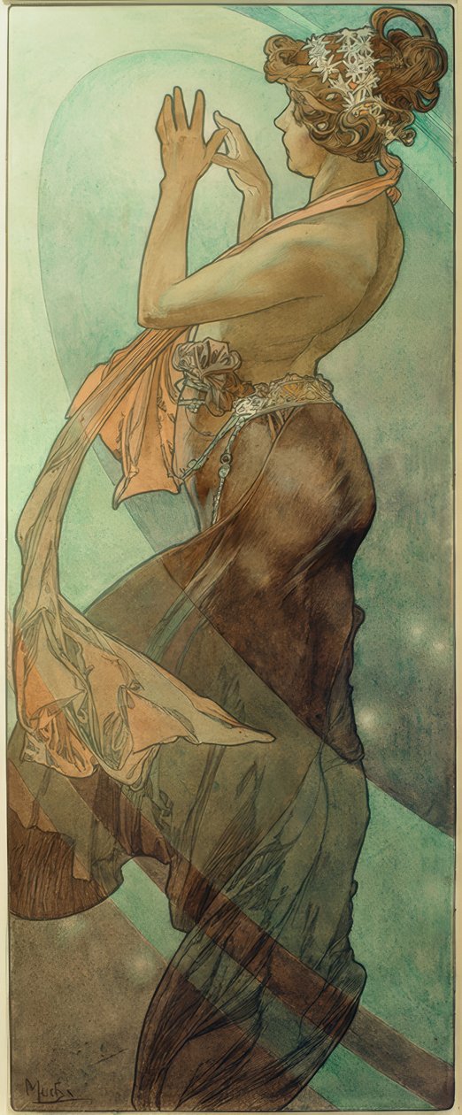 Abendstern af Alphonse Mucha