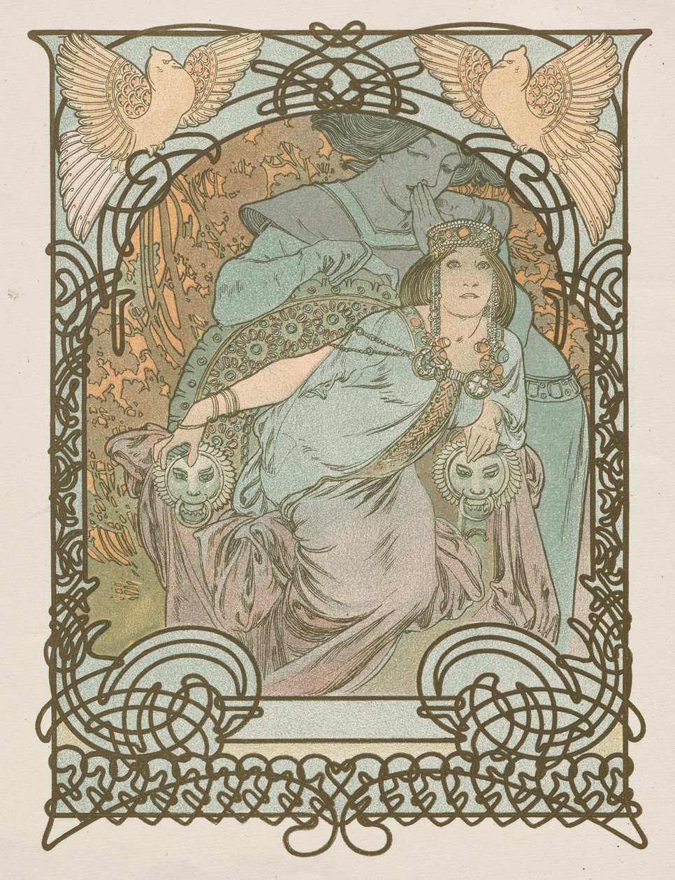 Ilsee, prinsesse af Tripoli af Alphonse Mucha