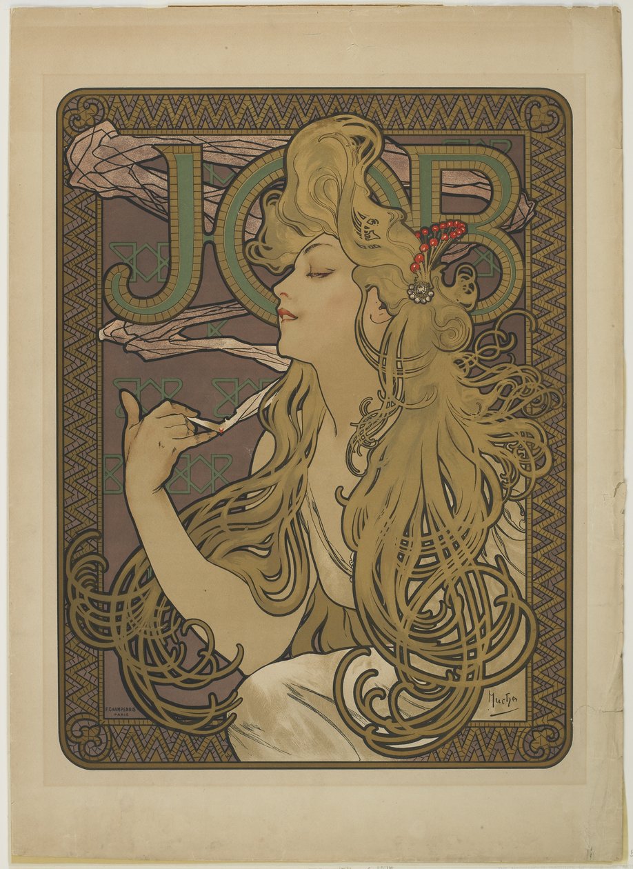 Job, 1896 af Alphonse Mucha