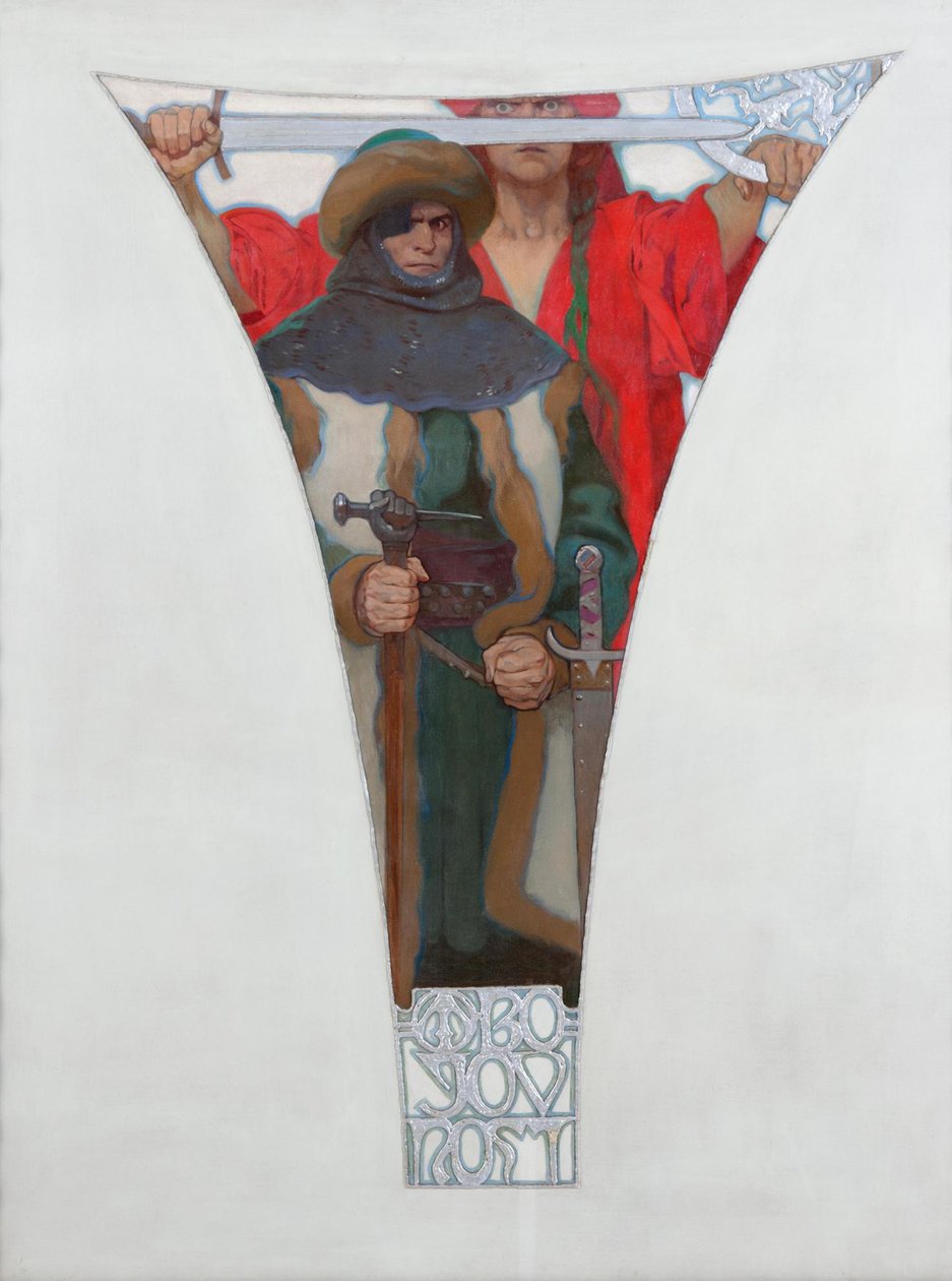 John Zizka, 1911 af Alphonse Mucha