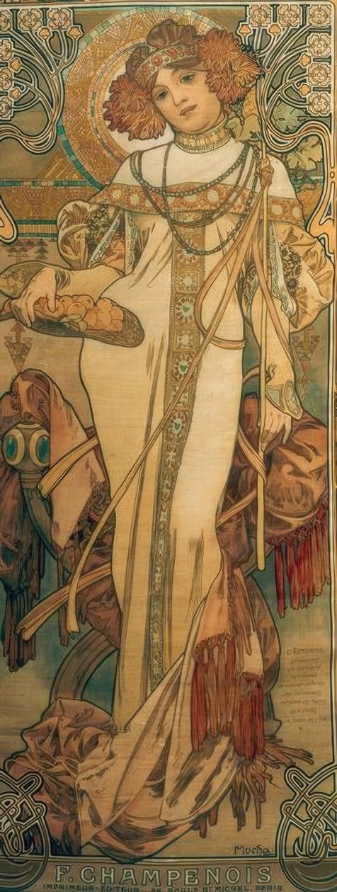 Efterår af Alphonse Mucha