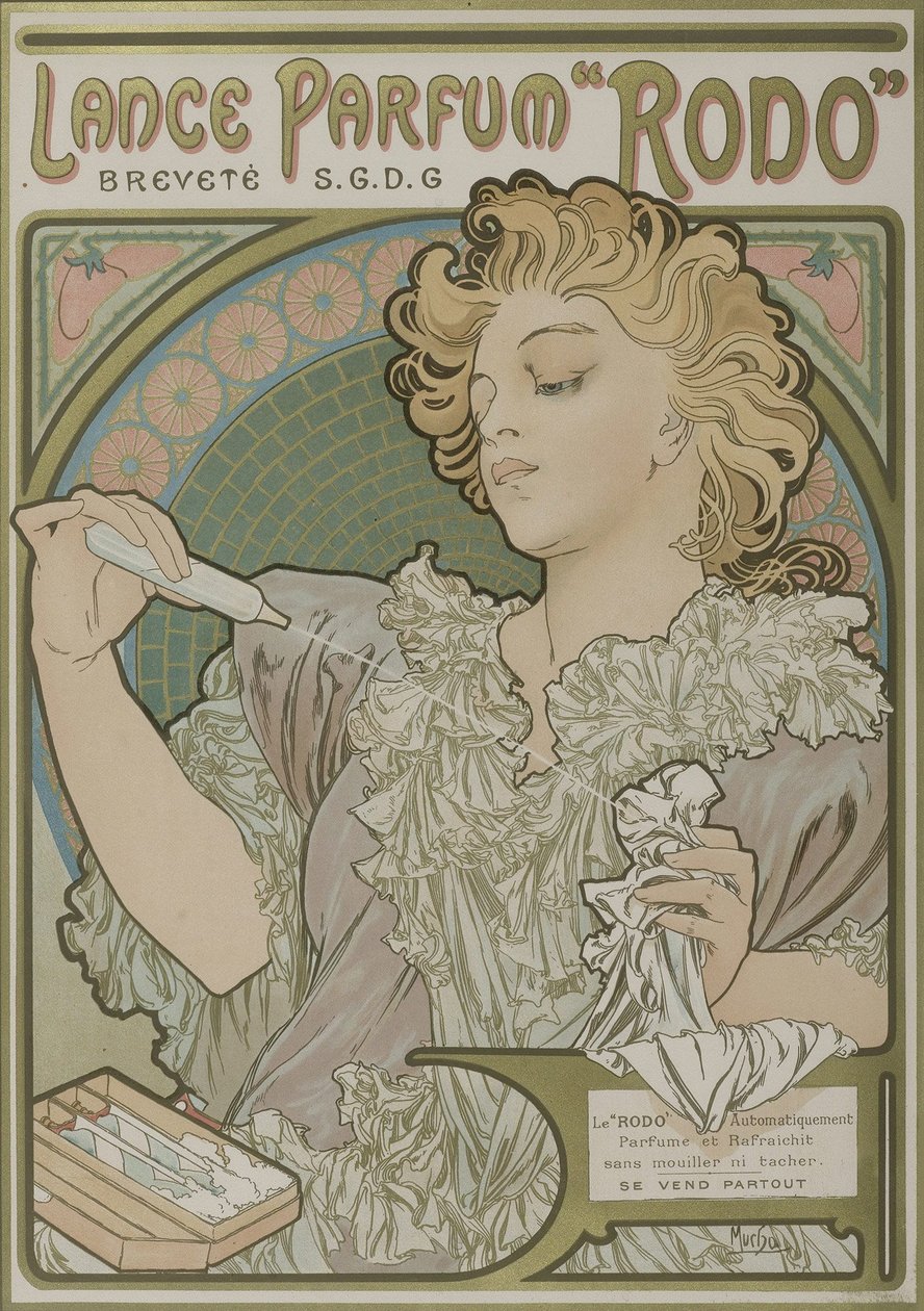 Lance Parfume Rodo af Alphonse Mucha