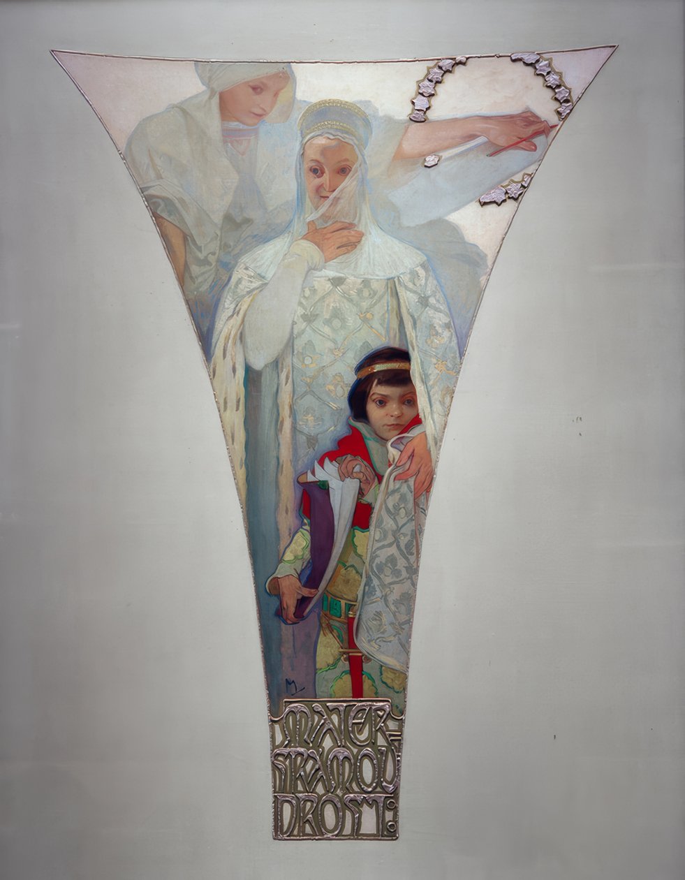 Moderlig visdom - Eliska Premyslovna af Alphonse Mucha