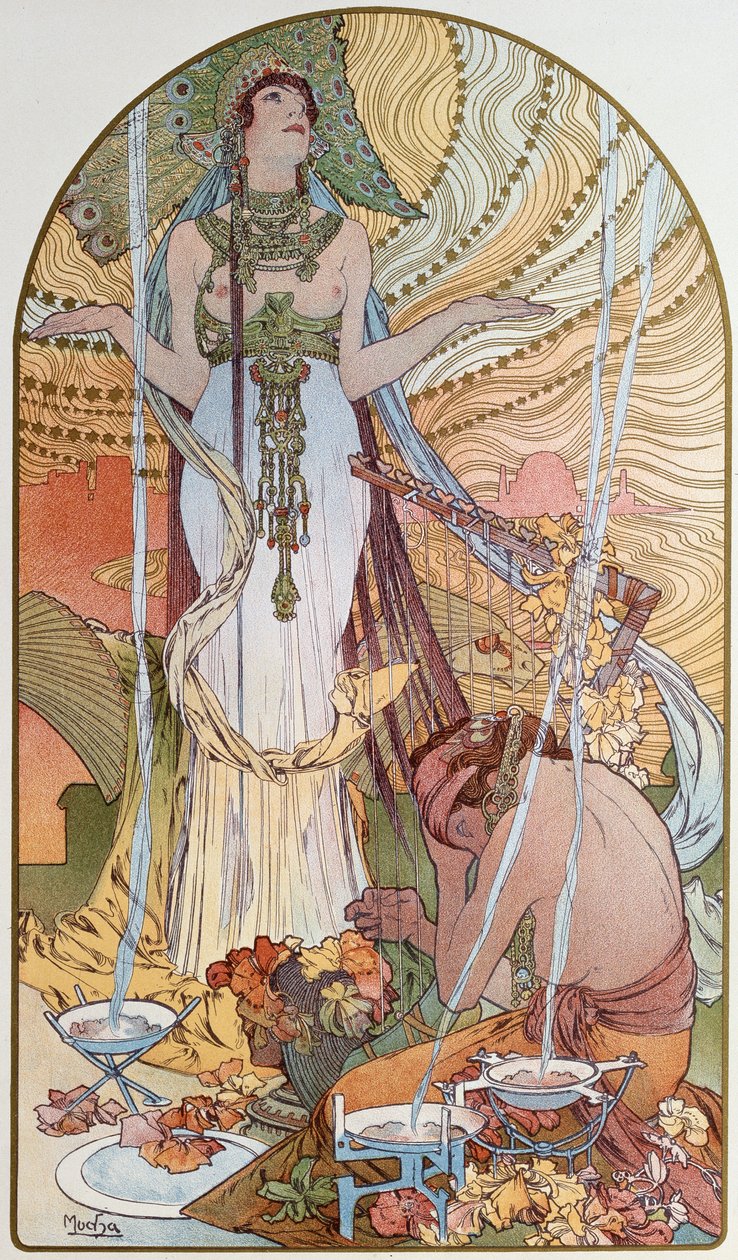 Salambo, 1897. af Alphonse Mucha