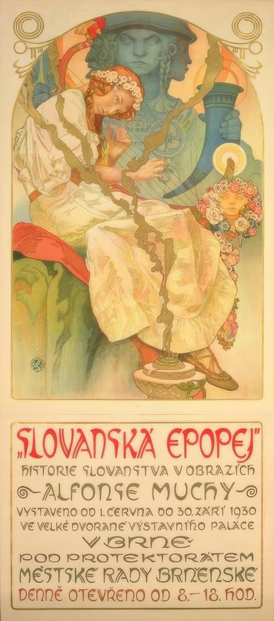 Slavisk epos af Alphonse Mucha