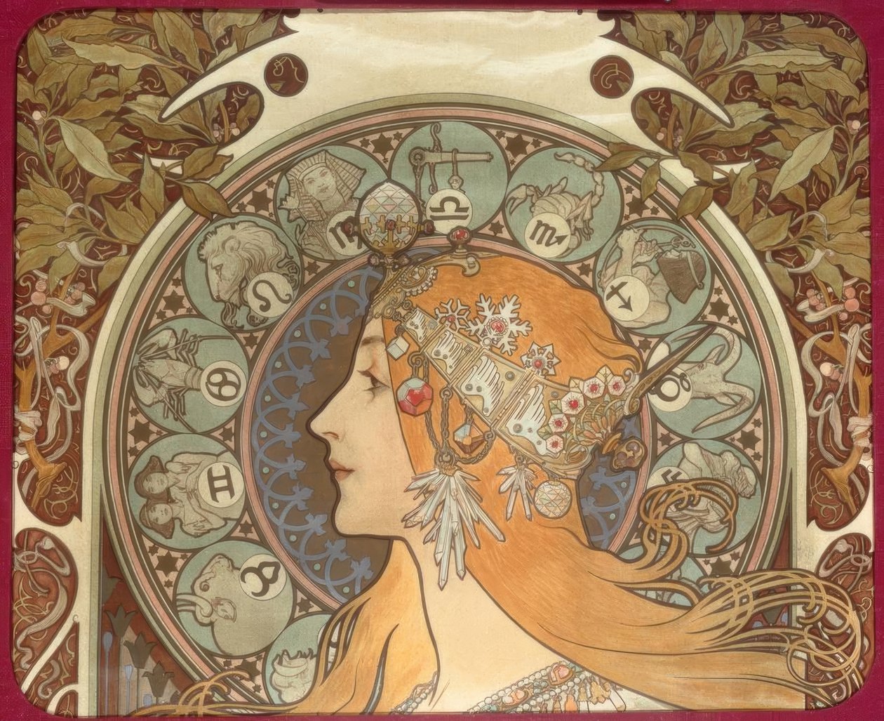 Zodiac af Alphonse Mucha