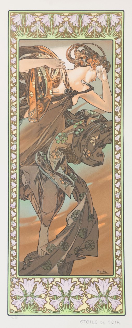 Aftenstjerne Aftenstjernen, 1902. af Alphonse Mucha