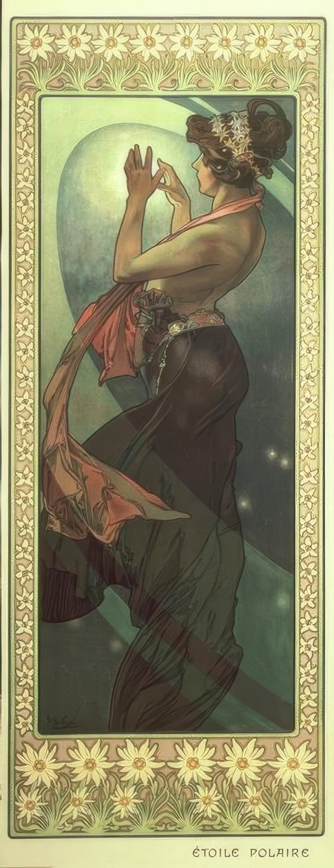 Nordstjernen af Alphonse Mucha
