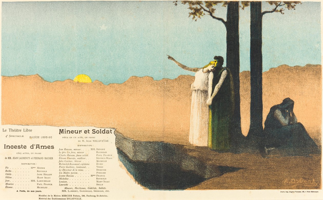 Incest af sjæle; minearbejder og soldat af Alphonse Osbert