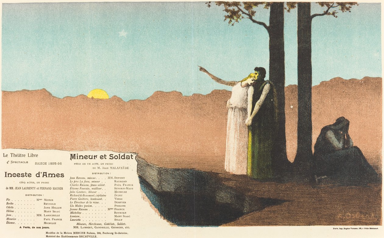 Incest af sjæle; minearbejder og soldat af Alphonse Osbert