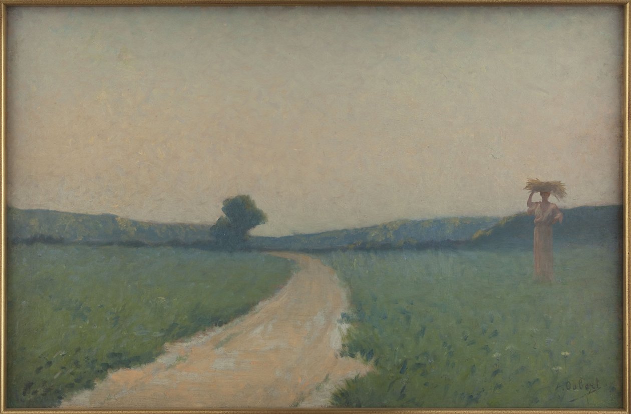 Markvejen om morgenen af Alphonse Osbert
