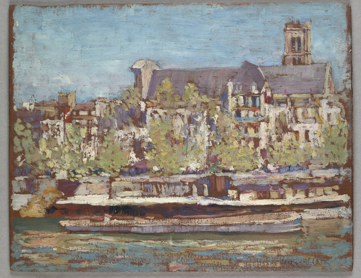 Saint Gervais, Paris (olie om bord) af Alson Skinner Clark