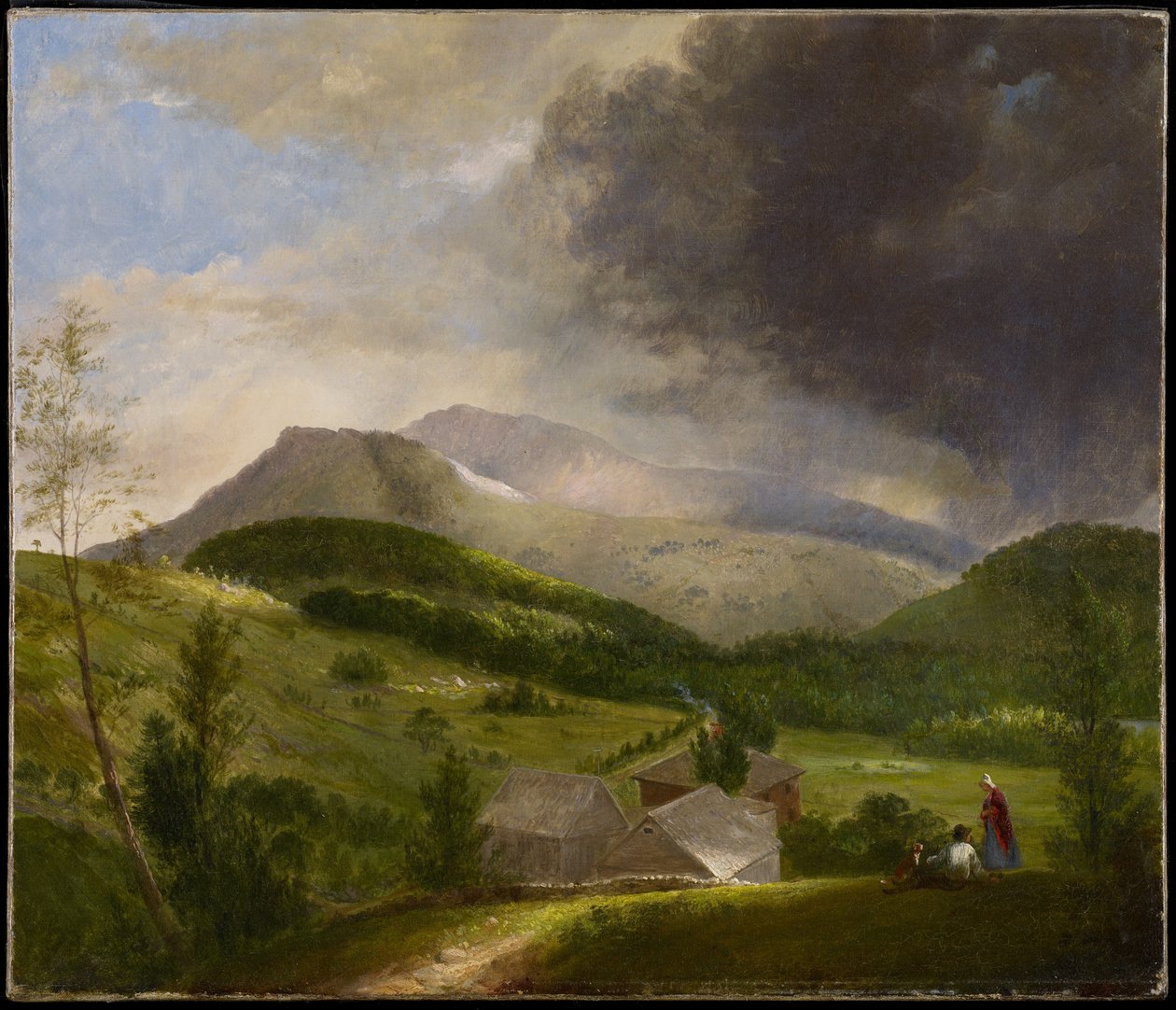 Nærmer sig Storm, White Mountains, 1820