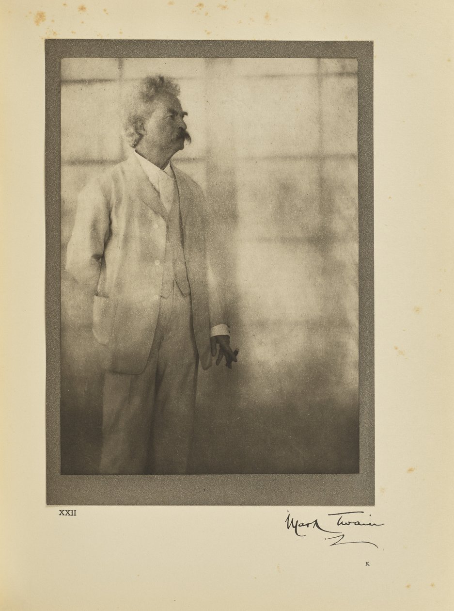 Mark Twain (Samuel Langhorne Clemens) af Alvin Langdon Coburn