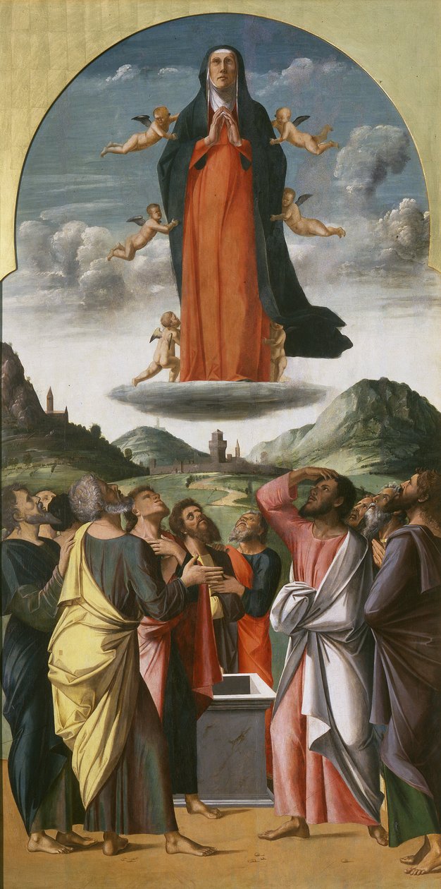 Jomfruens himmelfart, 1476-78 af Alvise Vivarini