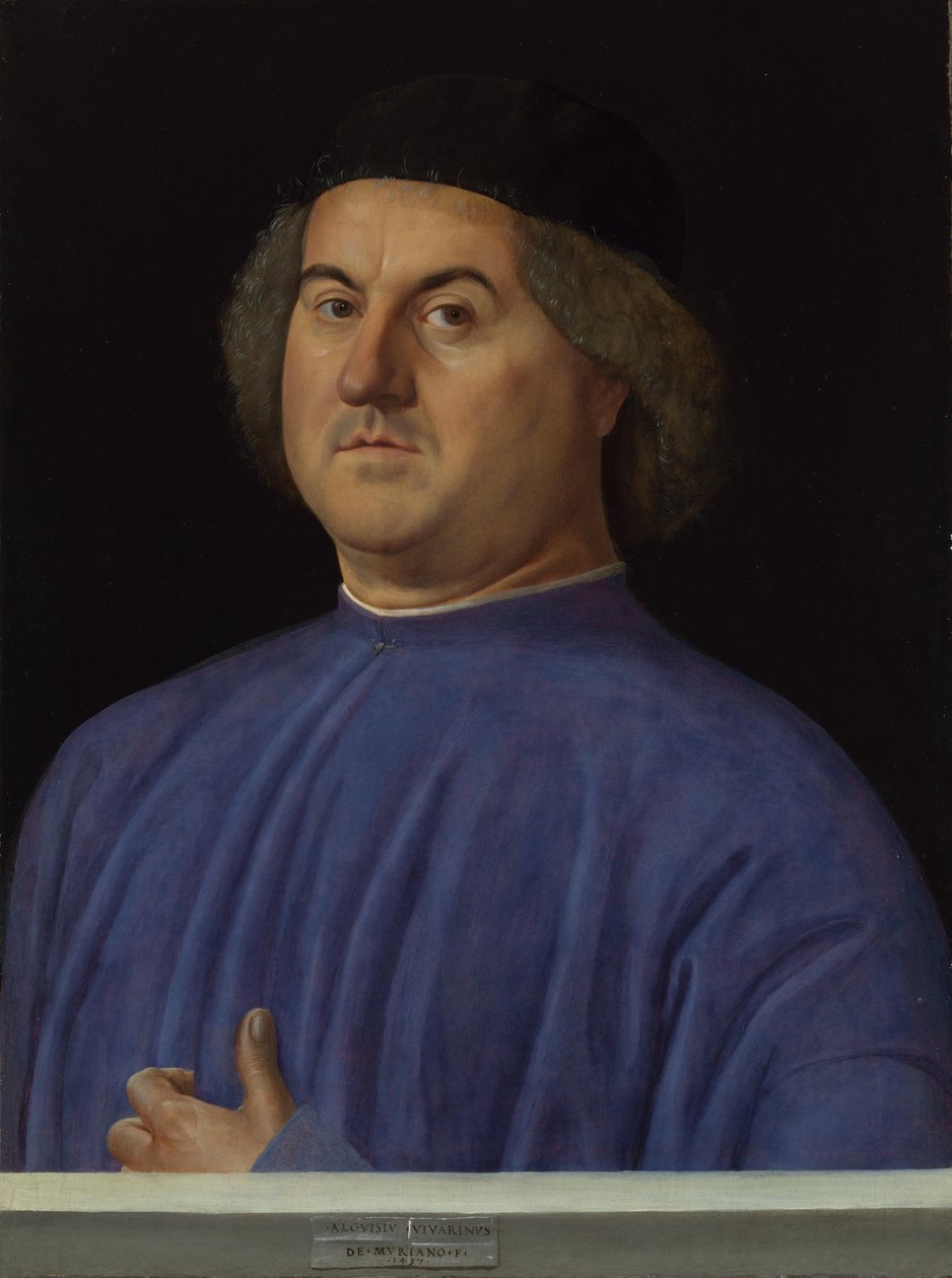 Portræt af en mand, 1497 af Alvise Vivarini
