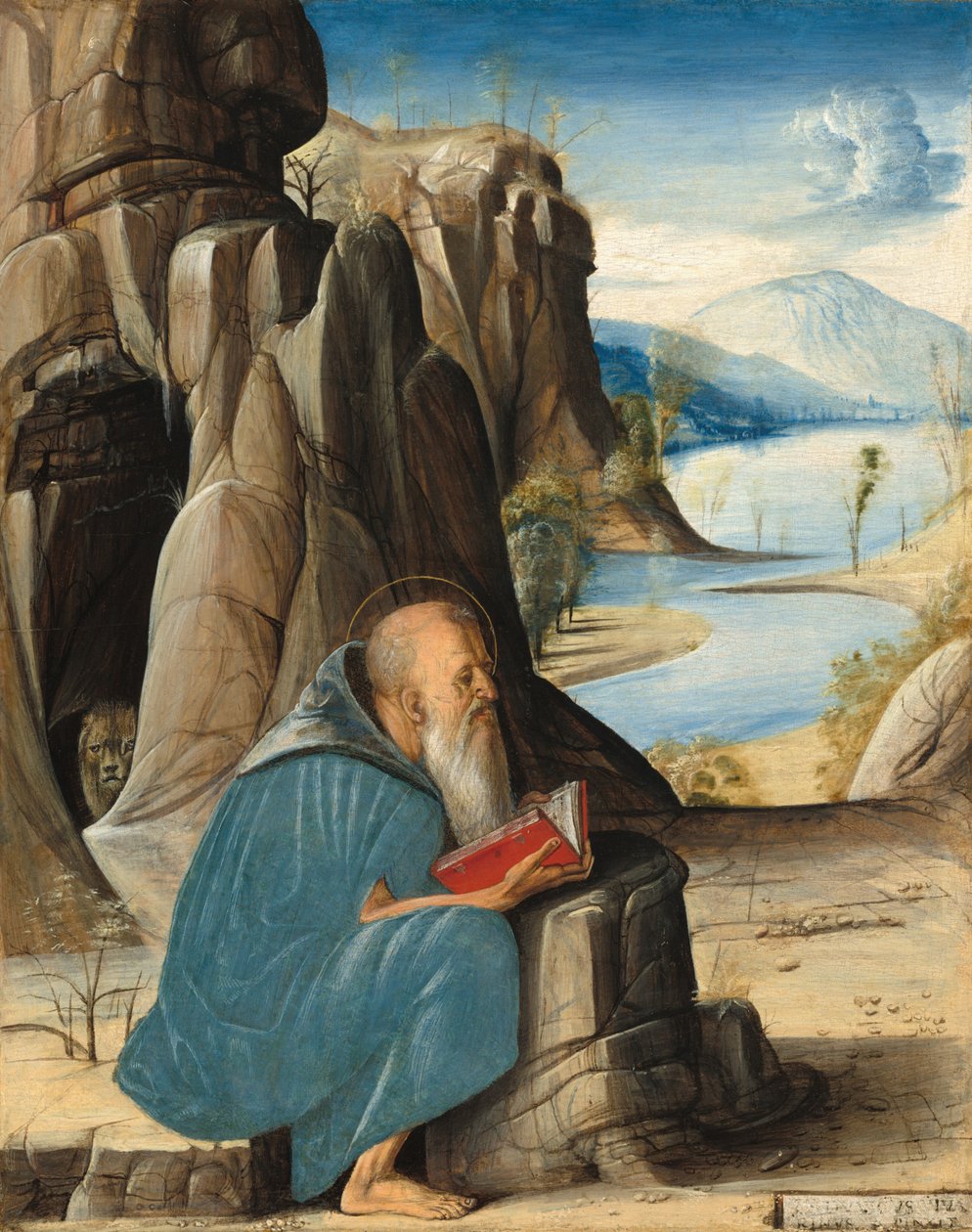 Sankt Jerome Reading af Alvise Vivarini