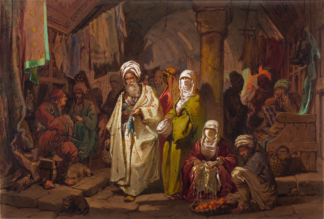 Den Store Basar af Amadeo Preziosi