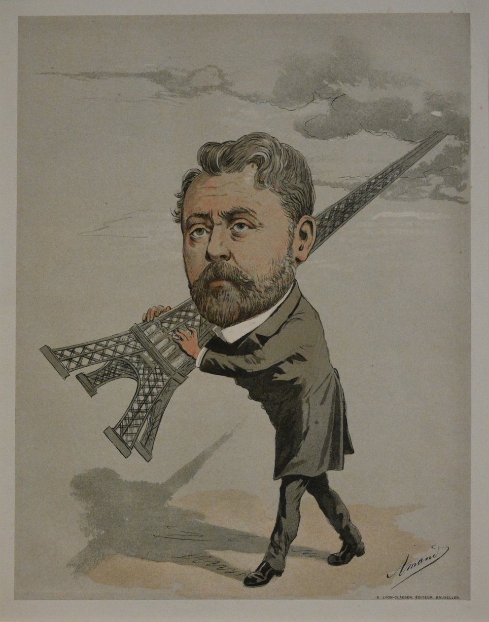 Gustave Eiffel Fra: Århundredets mænd. af Amand Vaché