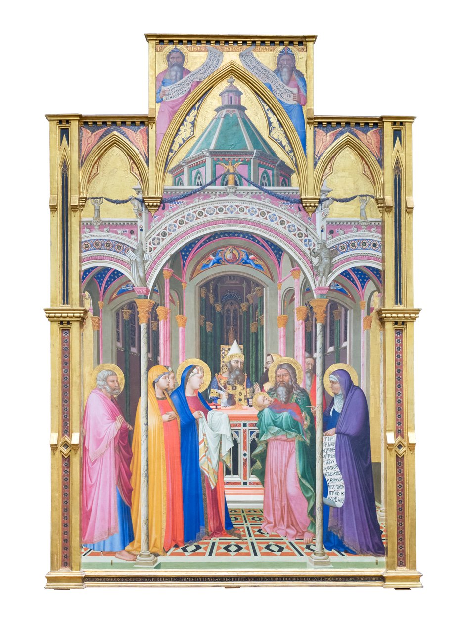 Præsentation af Jesus i templet af Ambrogio Lorenzetti