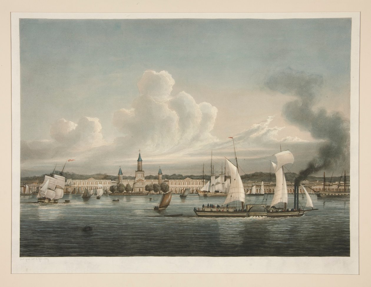 New Orleans af Ambroise Louis Garneray