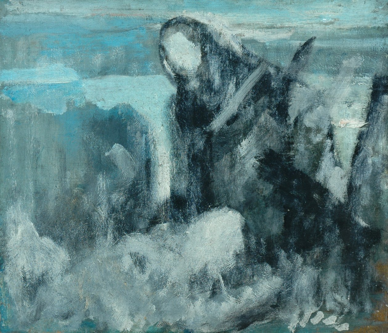 Skitse til "Netmenderne", c.1911?12 af Ambrose McEvoy