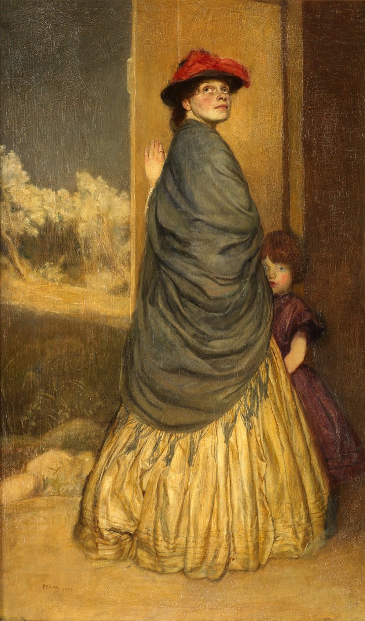 The Thunderstorm, 1901dani af Ambrose McEvoy
