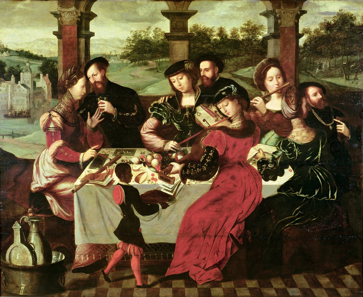 Koncerten efter måltidet af Ambrosius Benson