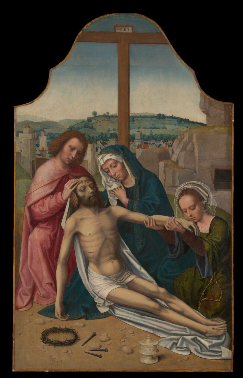 Klagesangen, ca. 1520-25. af Ambrosius Benson