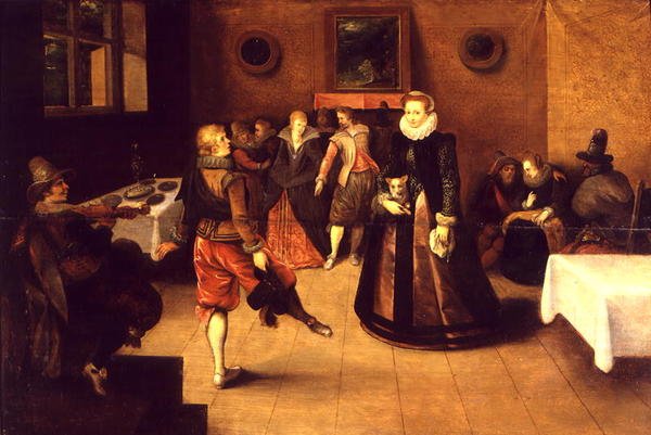 Danseundervisningen af Ambrosius II Francken or Franck